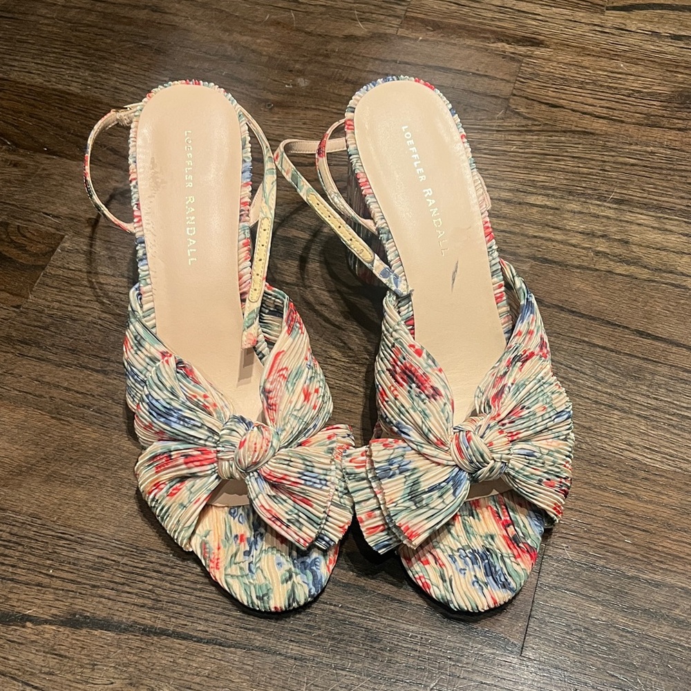 Loeffler Randall Colorful Bow Sandals